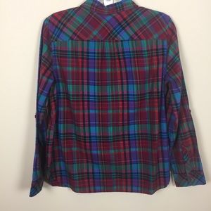 Talbots Tops - Women’s Sz PL Talbots Plaid Button Down Shirt 👚 Talbots Tops - Women’s Sz PL Talbots Plaid Button Down Shirt 👚